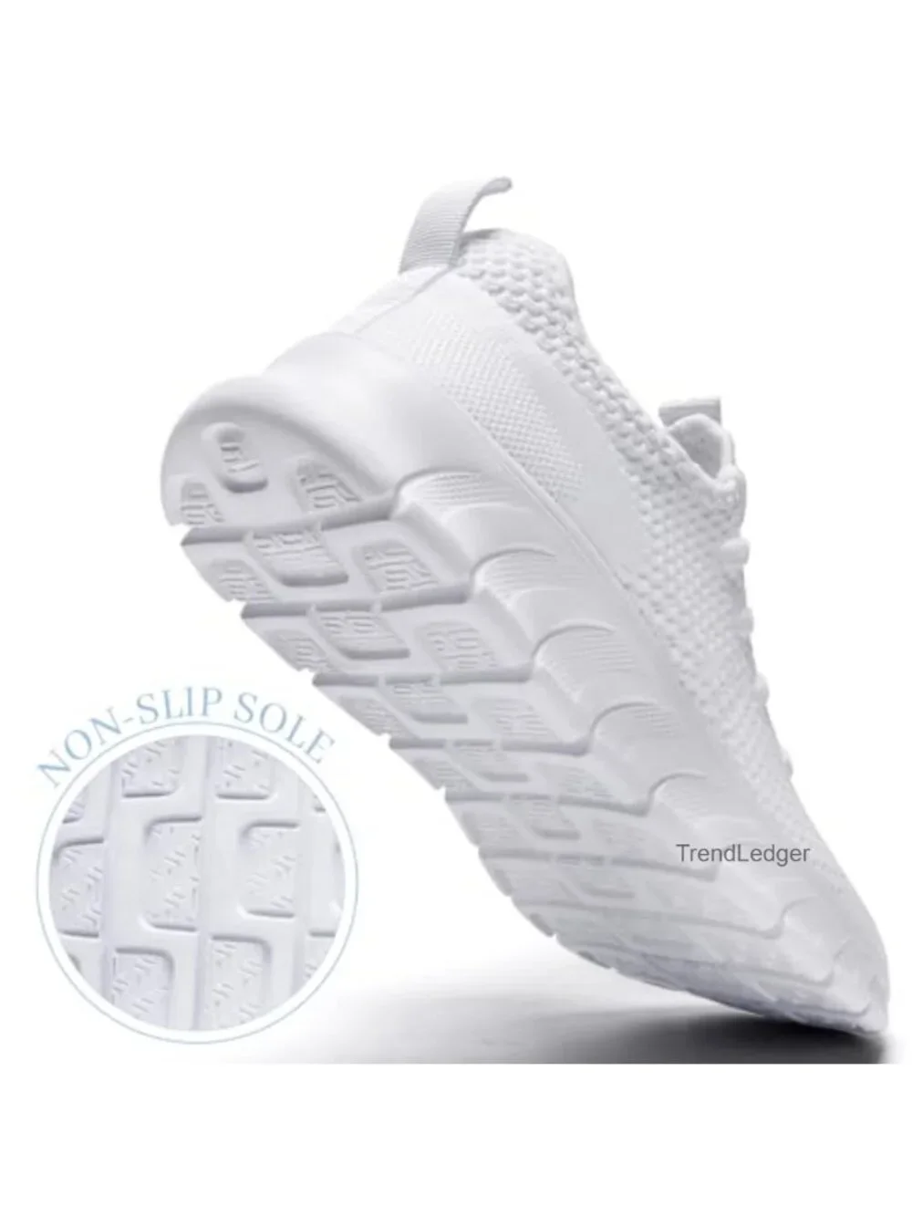 RJYWGS Lightweight Slip On Running Shoes Breathable Mesh Sneakers